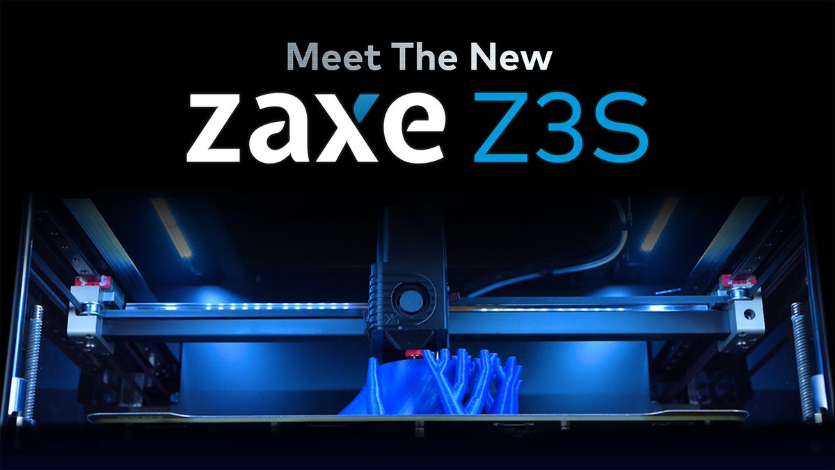 Zaxe3D's tweet photo. Zaxe Z3S is the latest technology marvel developed to revolutionize the world of 3D printing. If we were to describe this product in three words, they would be: Smart, Smooth, and Speed.

https://t.co/zdwx7CN3CL https://t.co/i9BH9DORev