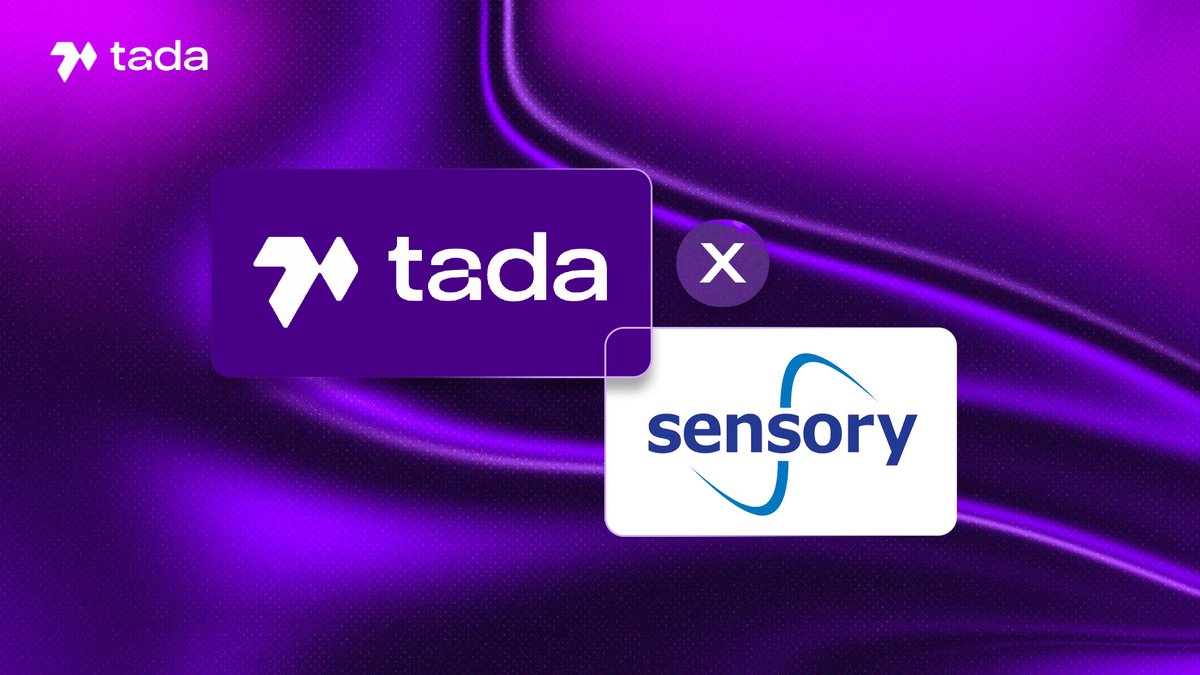 We're thrilled to announce our new partnership with Sensory! 🤝

Sensory develops and licenses technologies for speech recognition, natural language understanding, face and voice biometrics, wake words, computer vision, sound identification and more...
1/3