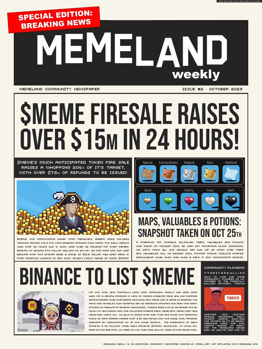 $meme on top!
