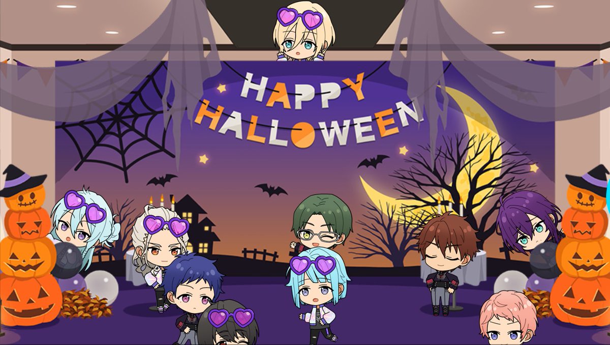 Trick &amp; Treatなアイドルたちの
仮装パーティーを撮影！📷🎃

今日は【合計10人】のアイドルの撮影に成功したよ💫

#あんスタハロウィン2023 #あんスタ