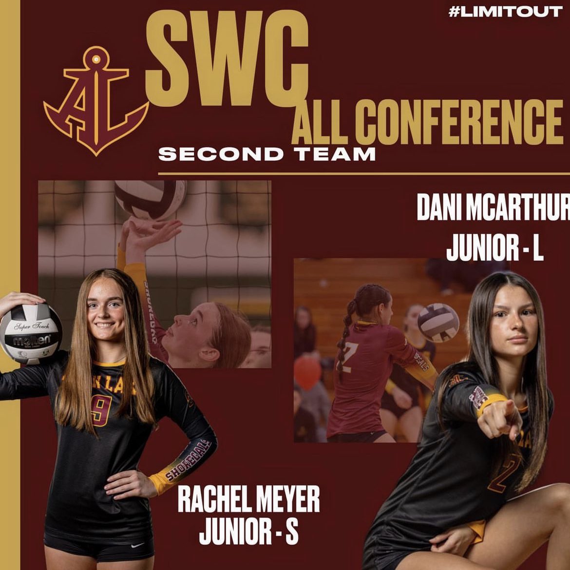 ALVolleyball's tweet photo. 🚨SWC ALL CONFERENCE AWARDS🚨

Congrats to Aubrey Kirk, Stephanie Smith, Rachel Meyer, Dani Mcarthur, Sydney Haibach, &amp; Sydney Krieg! https://t.co/6fvtjPDt1b