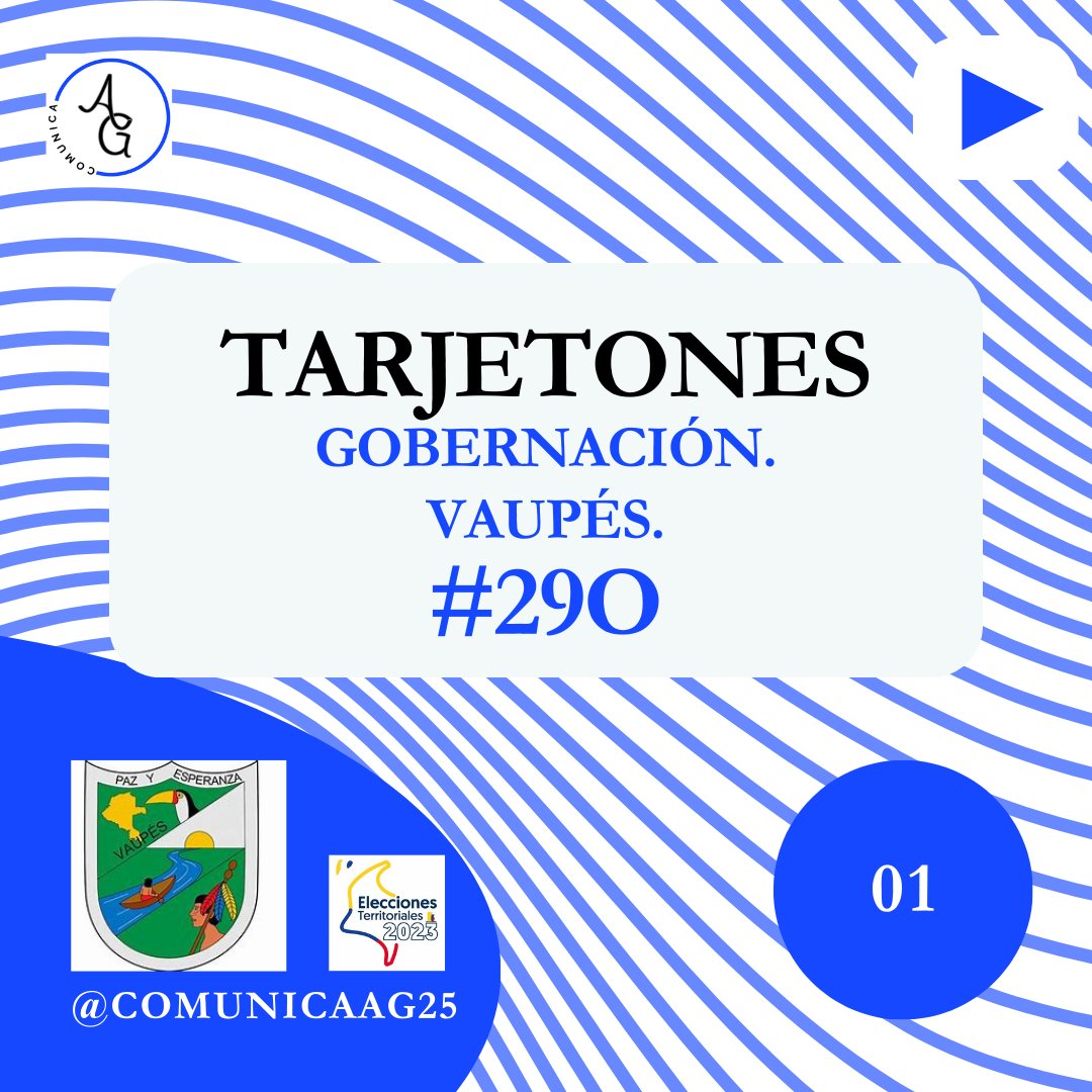 ComunicaAG's tweet photo. 💙💙 Comunica a partir de la información encontrada en la web, la Registraduría y el Consejo Nacional electoral (CNE),
#ComunicaAG #Comunica #Elecciones #Candidatos #Gobernación #Vaupés #CNE #RNEC #29O https://t.co/GukuGPaGKT