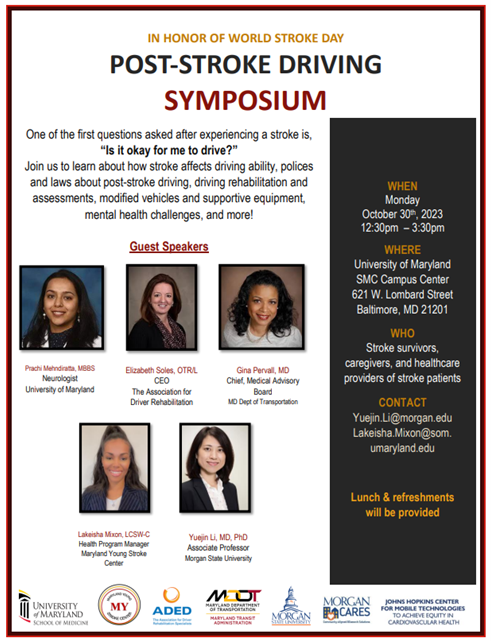 youngstrokenet's tweet photo. Just 3 days away from the cant-miss stroke event!!! #stroke #strokesurvivor #ummc #umb #Baltimore #driving #caregiver #healthcare #WorldStrokeDay #strokeawareness https://t.co/OGsaUwPNgT