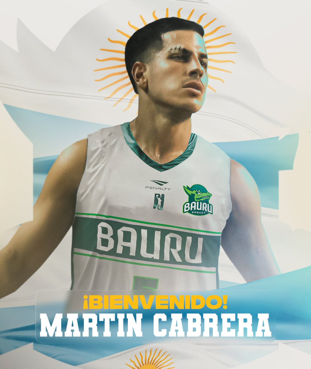 Encomenda aberta: o argentino Martin Cabrera é o novo reforço do Bauru Basket 📦🐉

Ele chega para reforçar a armação do Dragão ao longo do #NBBCaixa 23-24.

¡Bienvenido, hermano! 🇦🇷 🤝 🇧🇷

 #FogoNeles 🔥