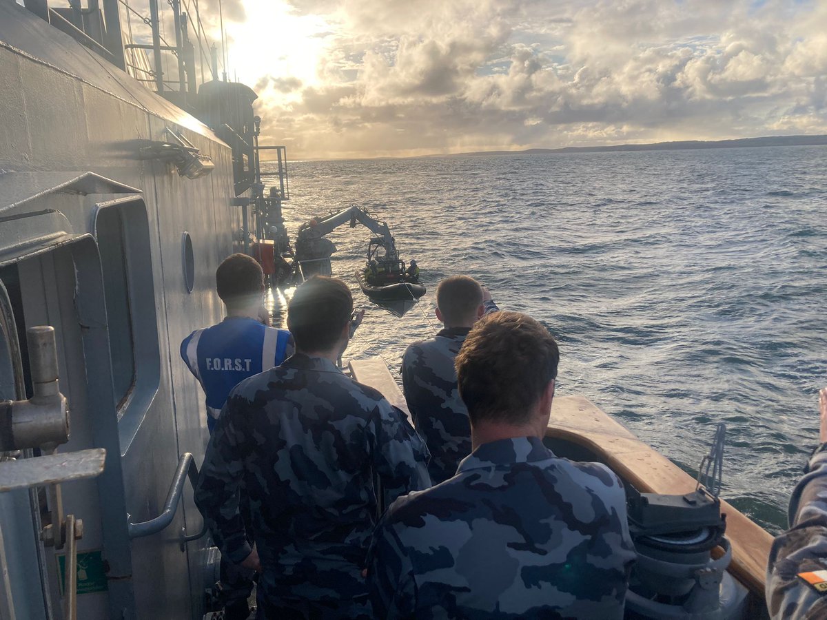 Fleet Operation Readiness Standards Training (F.O.R.S.T) Put the crew through their paces this week assessing us in all elements of how we operate at sea. This ensures we are ready to face whatever lies over the horizon in the future