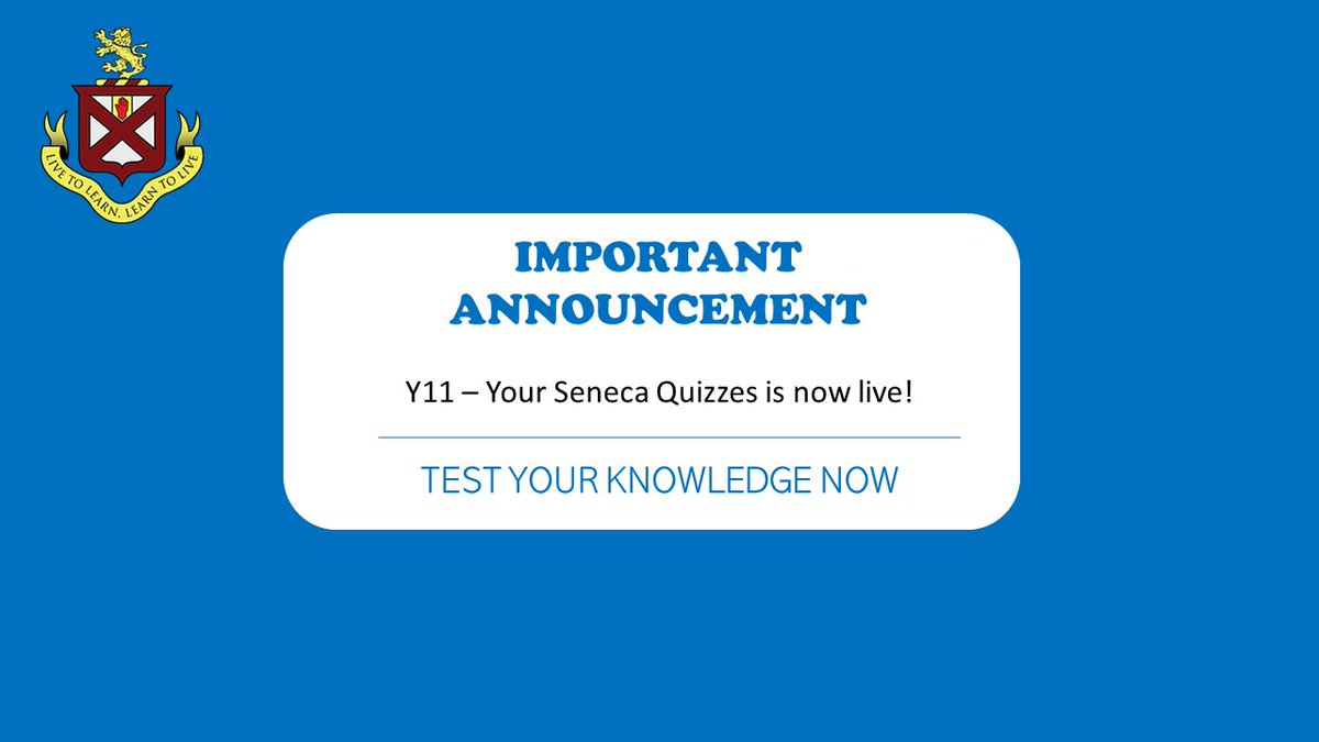 ByrchallScience's tweet photo. Year 10 don't forget that this quiz ends late on Sunday. @byrchall https://t.co/grkh2tpMcd