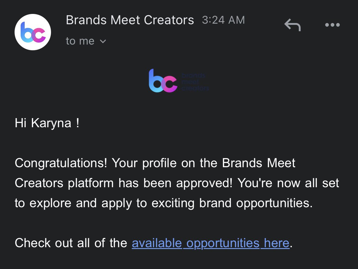 Yay! I got approved on Brands Meet Creators 🥳 I got told a couple times that it’s actually hard to get approved on this platform recently 🤭
#ugc #UGC #ugccommunity #ugccreator #ugccreators
