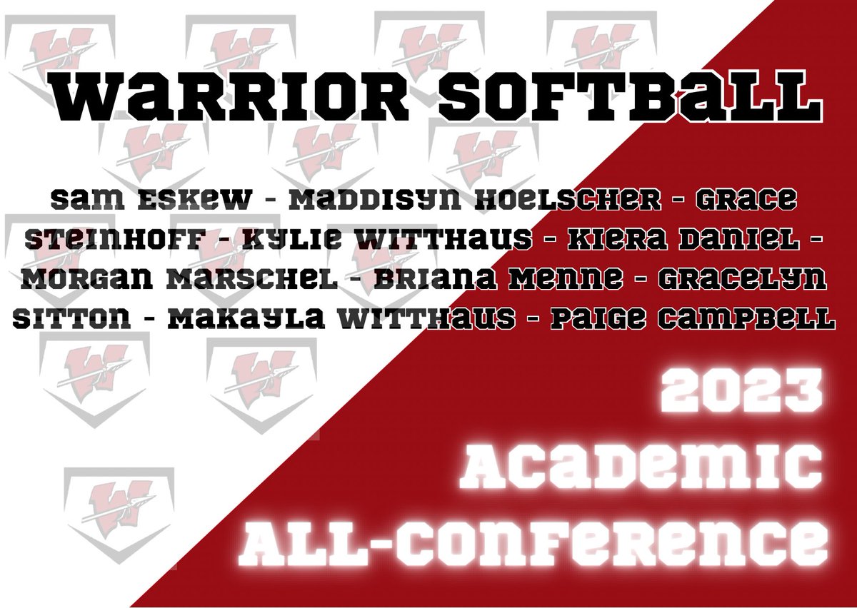 Congrats ladies! Academic All-Conference.
Getting it done on and off the field! Student comes before athlete. Proud of you guys!