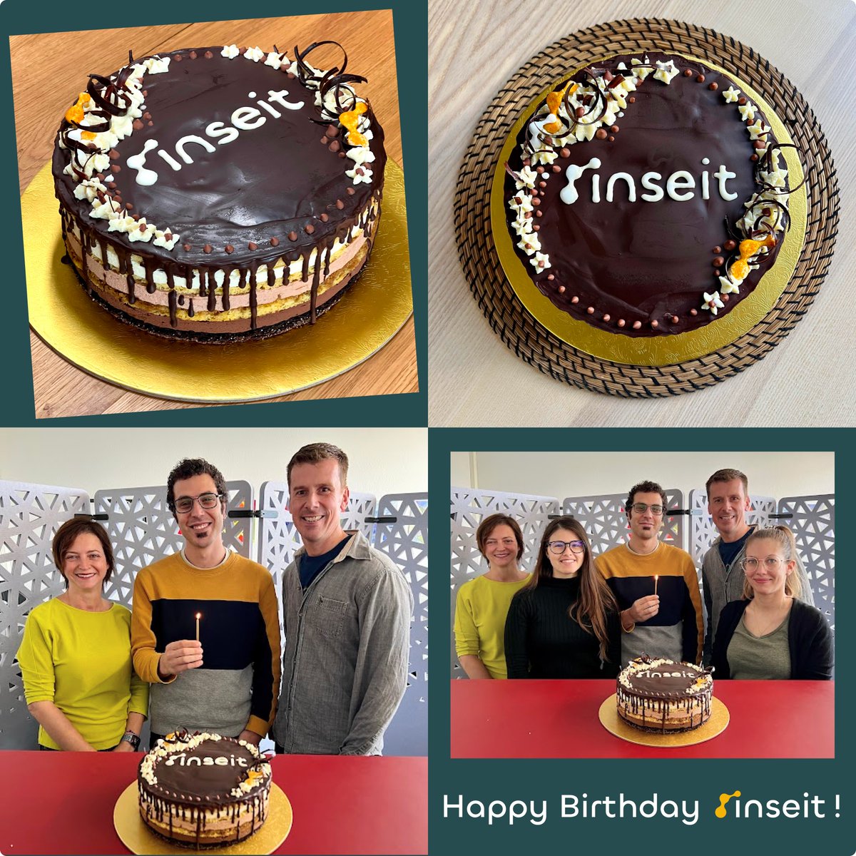inseitbiotech's tweet photo. Happy Birthday #inSEIT!! 🥳
It's our 1st anniversary - How could we celebrate better?
Many thanks to all the team members @drou6 @ghman78 @valeneesan @valentina_foli for your hard work and dedication!
#immobilizetogofurther #inSEIT #startup #enzymeimmobilization #sustainability https://t.co/uhOMalTTuh