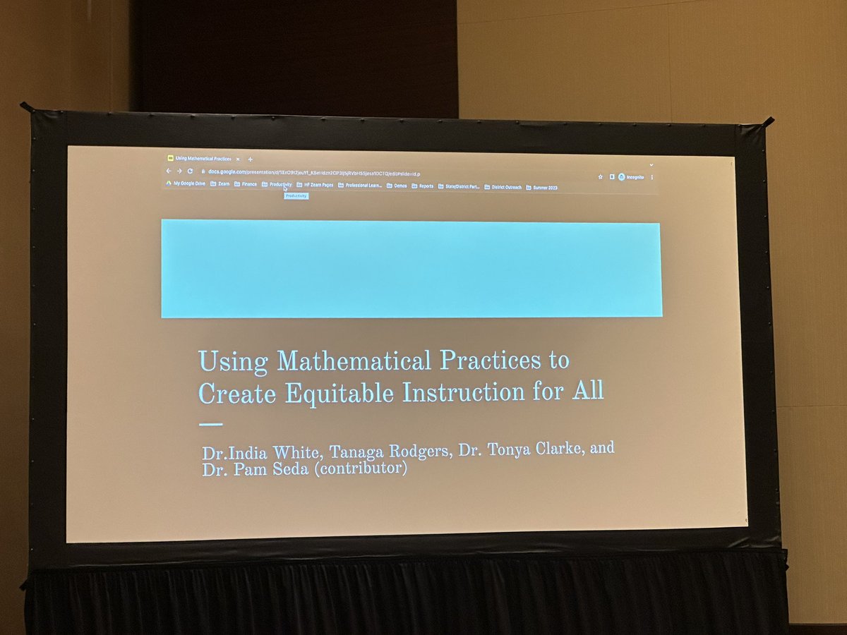 10 min in and I’m so excited about this session! <a href="/NCTM/">NCTM</a> <a href="/GreenwichPSMath/">MICHAEL REID</a> <a href="/MJDAmico_GPS/">Marc J. D'Amico</a> <a href="/clarkesgotclass/">Tonya Clarke</a> <a href="/Indispeaknteach/">Dr. India White</a> <a href="/tanaga_rodgers/">Tanaga Hannah Rodgers</a>