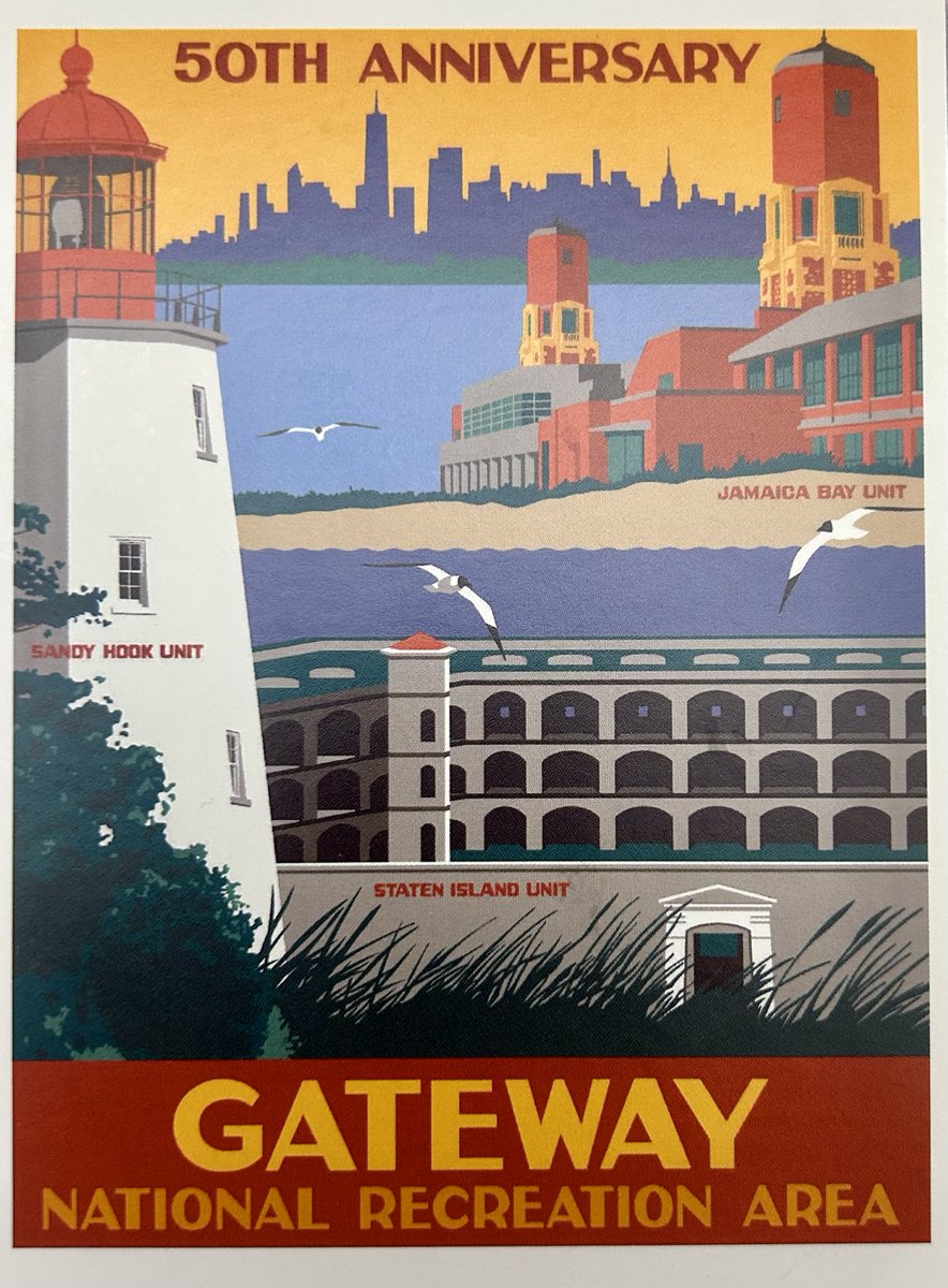 #OTD in 1972, Gateway National Recreation Area was created alongside @GoldenGateNPS and Glen Canyon National Recreation Area. For 51 years, folks have been birdwatching, kayaking, climbing a lighthouse, swimming and having fun at Gateway. Here's to another 51 years! #FIndYourPark