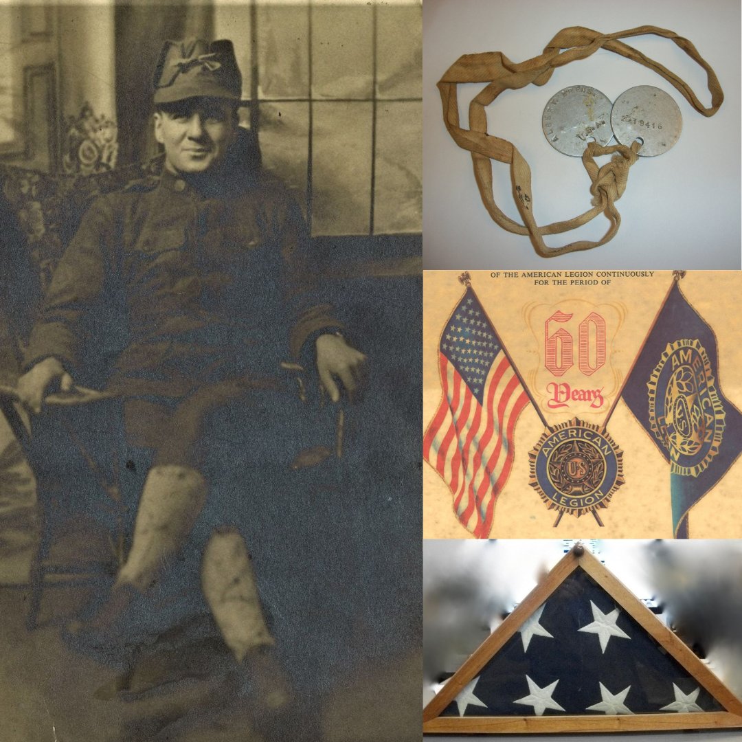 What We Collect #3: 10/27/2023

The Story of WWI Veteran Albert Arens.
Albert Arens (1891-1998) served with the 85th Division. Died at age 106.
#whatwecollect #hollandmuseum #archives #history #museum