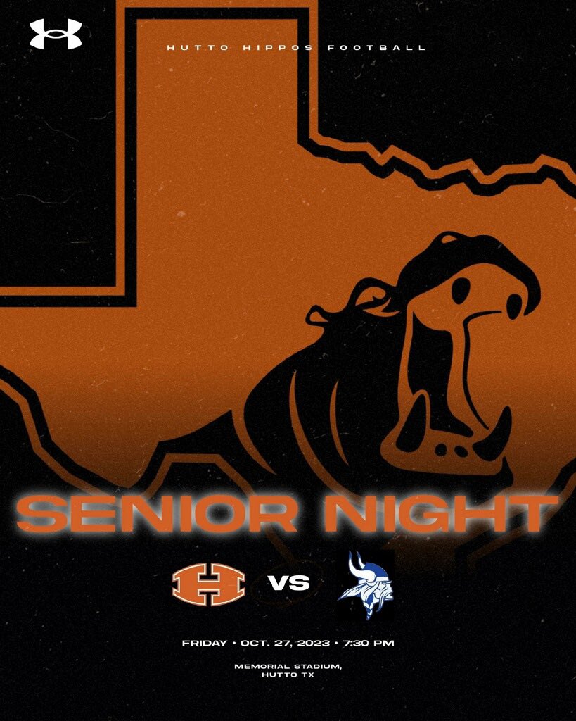 HuttoHS_Fball's tweet photo. Senior Night 

📍 Hutto Memorial Stadium
⏰ 7:30 PM
🆚 Bryan Vikings https://t.co/GVGkiVyvER