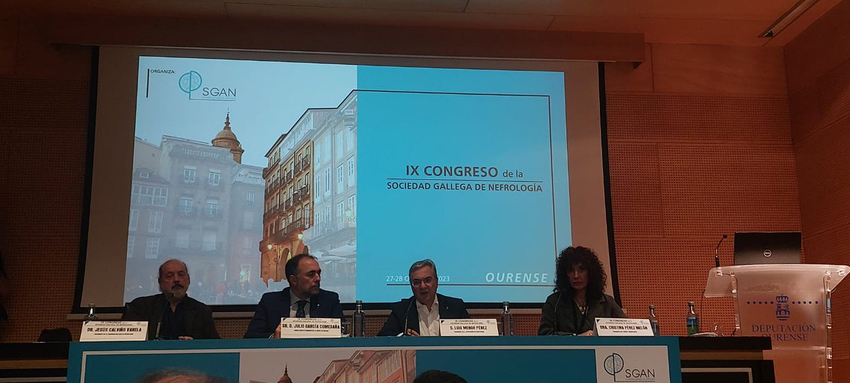 Inauguración del IX Congreso de la Sociedad Gallega de Nefrología #SGAN2023