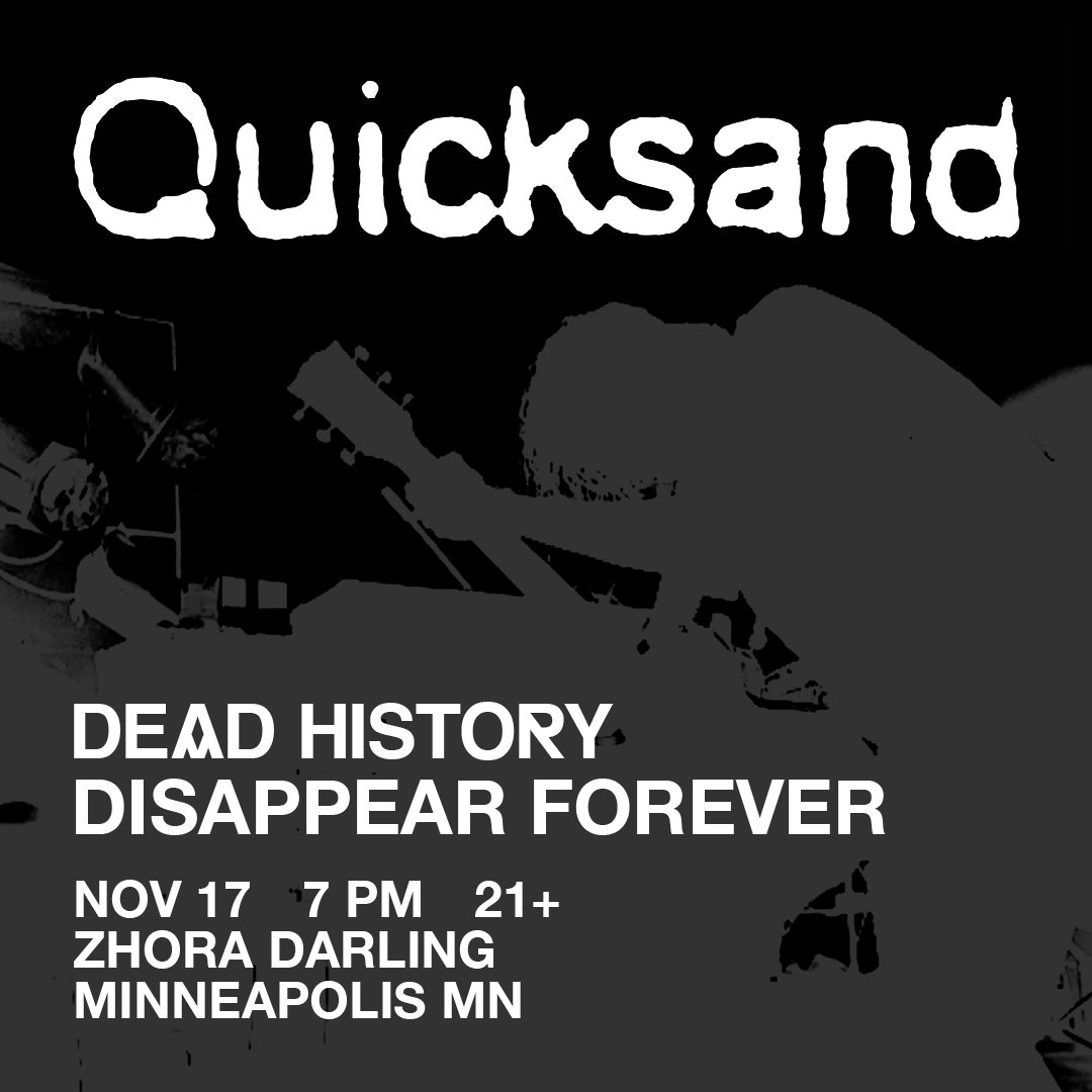 ON SALE NOW!

dice.fm/event/wpvkn-qu…

#quicksand #deadhistory #disappearforever #zhoradarling