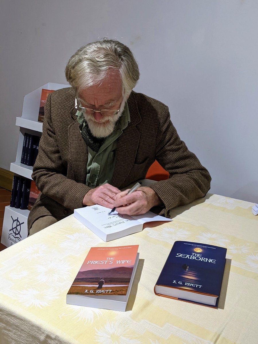 Many thanks @pwerdy for hosting the launch of #ThePriestsWife from pantolwenpress.com thanks to the generous support of <a href="/Books_Wales/">Books Council of Wales</a>