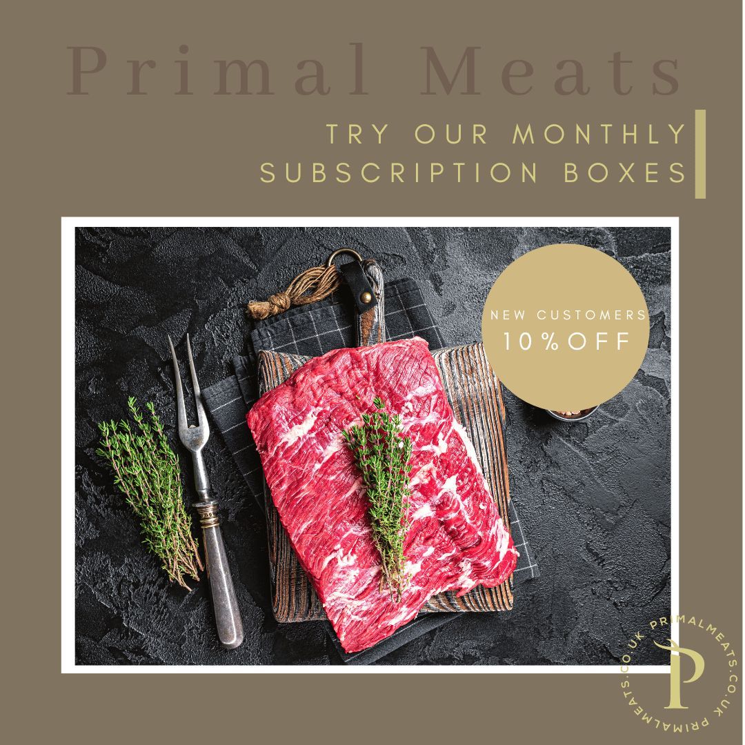MeatsPrimal's tweet image. Want to try our monthly subscription #meatboxes? Now is the time as we are offering 10% off for new customers. 

Browse our selection here: buff.ly/2NRhnWQ