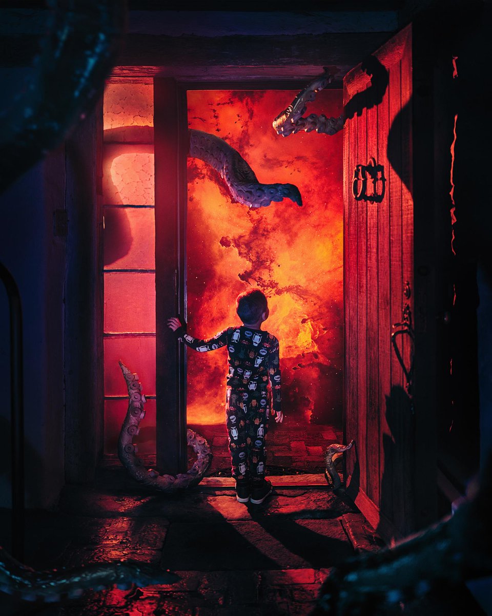 profoto's tweet photo. Halloween's haunting light play 👻
Gels, smoke and ghostly snapshots

Get the link in description of each image below to reveal how the photographer used light to get their shot, guiding your venture into the spooky aesthetics of Halloween. Do you dare to see? https://t.co/ts6JkhSMV0