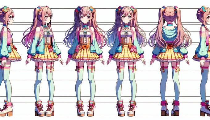 色違いを出力してもらおうと思ったけれど、うまくいかなかった。指示の出し方を工夫したら改善できるかも。 