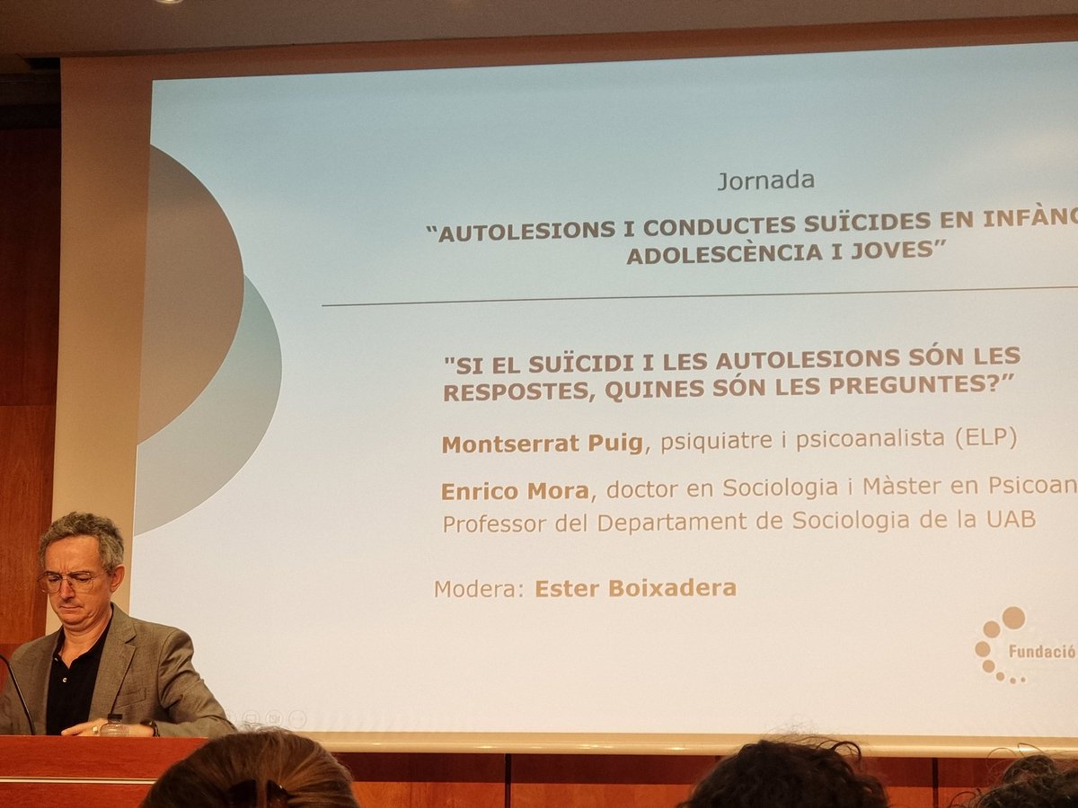 Una jornada molt interessant i amb molts interrogants que cal pensar a nivell social.