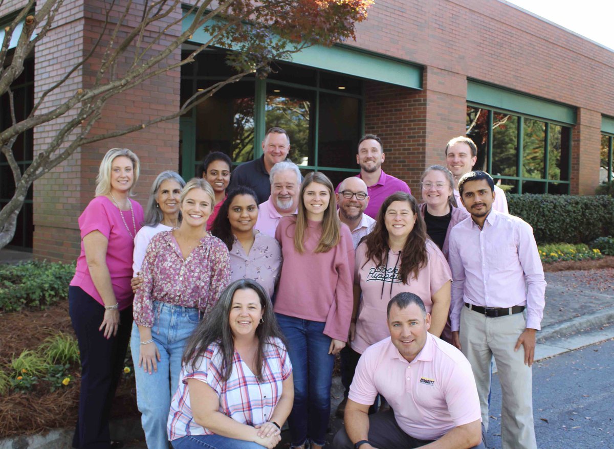 Today, the Bobbitt team participated in #WearItPinkDay to support Breast Cancer Awareness month. Join us in raising awareness and battling the fight against this disease. 💕