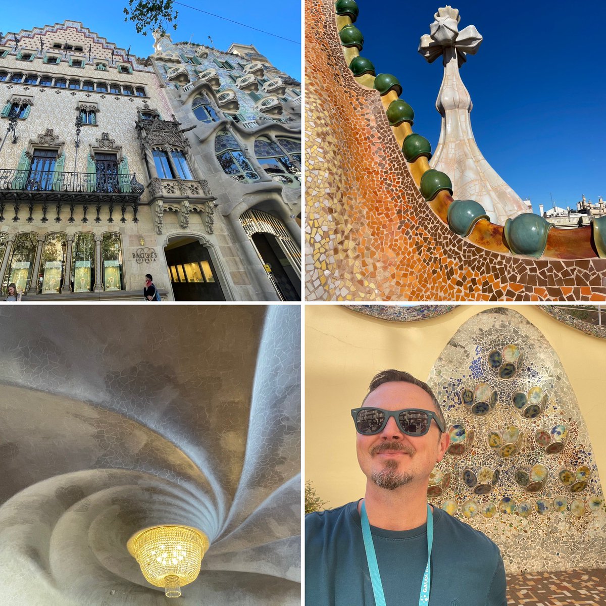 travelblogjamie's tweet image. #Barcelona still has my ❤️ Today, Parc Guell, Sagrada Familia, a few pit stops, met an old student who is studying here, Casa Battló, Plaza Cataluyna and then Las Ramblas. A great way to spend our anniversary. Tonight, Kora La @TUIUK #marella #voyager. I’m already hungry! #cruise