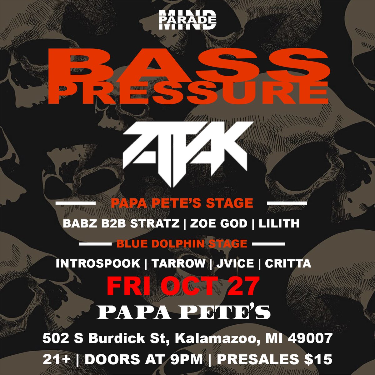 Papa Petes the move tonight. $15 cover all night. Come bool 💯🔥