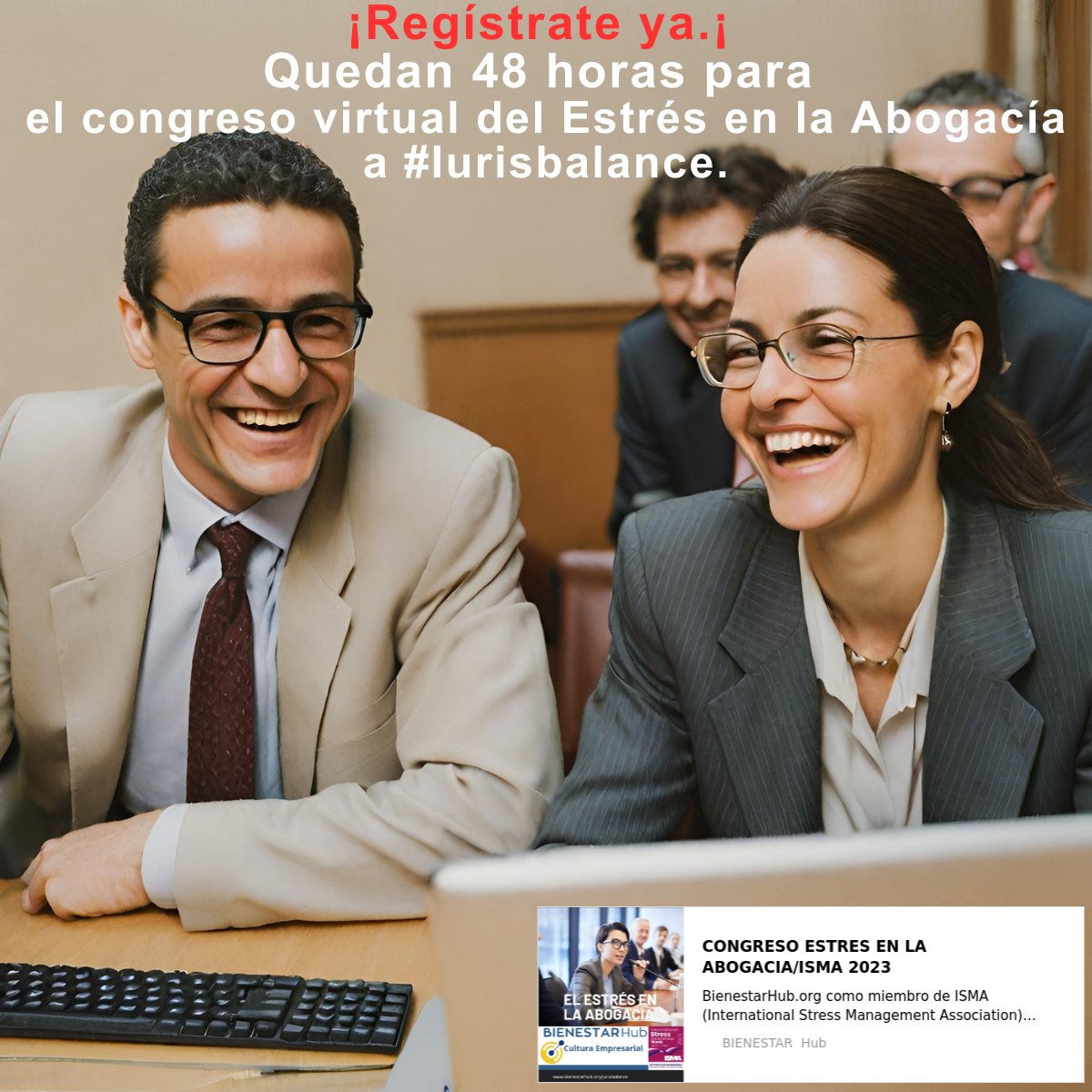 carolinacaparrs's tweet photo. El lunes  30 de octubre a las 9:00, inaugura el congreso virtual del Estrés en la Abogacía la Presidenta de la Comisión de Defensa de los Derechos e Intereses Profesionales de la Abogacía del Consejo General de la Abogacía, Doña Lourdes Carballo Fidalgo. ¡Regístrate ya¡ https://t.co/7k4oVeYlDh