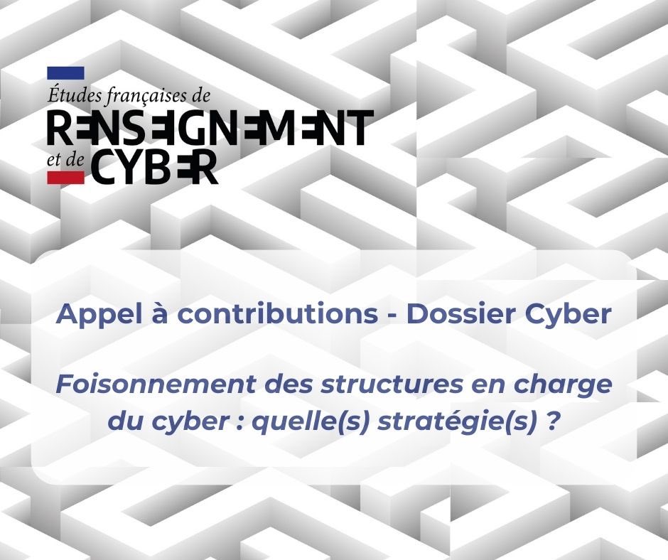 [Appel à contributions - Numéro 2]

Nous attendons vos propositions de contributions pour le numéro 2 de la revue qui sortira au printemps 2024 !

➡️ Propositions avant le 22/11
➡️ Articles à rendre avant le 22/01

Dossier cyber ⤵️

Plus d’infos sur 📲 etudesfrc.com