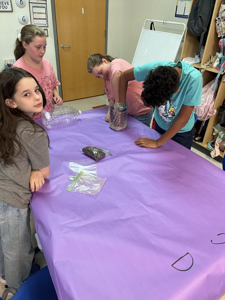 MsBennettROSA's tweet photo. What’s more fun- a half day with work or a half day with FUN work?!?🤔 My students enjoyed building their Eco-columns for science today to continue their study of ecosystems. Can’t wait to watch them make observations in the next coming months. 
@ROSArockets @ROSAMrsEller https://t.co/VHTow4u36Z