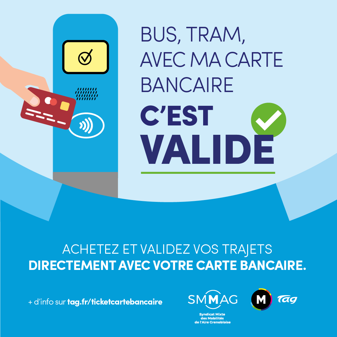transportsmreso's tweet photo. 🚨 Pas encore de ticket et le tram arrive 🚨
PAS DE PANIQUE ! 😊
Utilisez votre carte bancaire sur le valideur pour voyager sur nos lignes 🚌
Retrouvez toutes les infos sur https://t.co/qfXErVoIYq
#OpenPaiement #TicketCB #Grenoble https://t.co/nskiXCOzjx