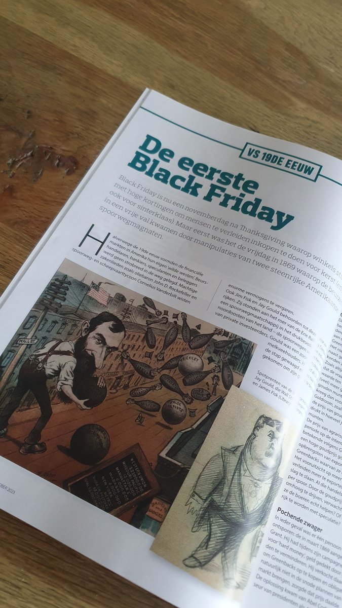 Op 23-11 is het weer Black Friday. De allereerste, op 24 september 1869, was zeker geen financieel voordelige dag. De beurs kwam in een vrije val na manipulatie van de goudprijs door twee spoorwegmagnaten. In Geschiedenis Magazine licht ik het toe: geschiedenismagazine.nl/magazine/2023/7 #MvdG