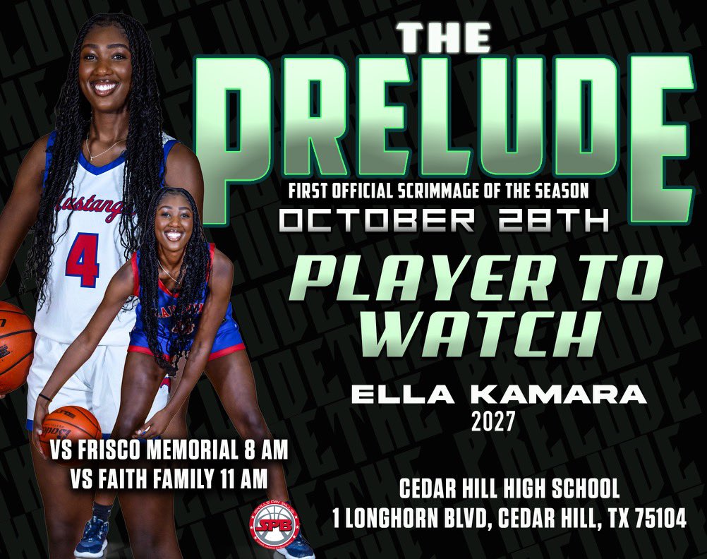 ChrisHarrisBB's tweet photo. The 6β0 Fresh will turn heads Oct 28th!
Big Time Players, Big Time Programs
Big Time Matchups, Big Time Event! #TheStageIsDifferent #SkillsPayBills #ThePrelude https://t.co/gnt1WGoNMN