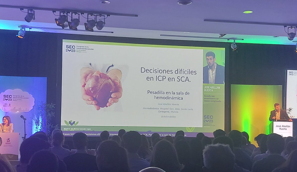 Juan Antonio Castillo (@jacastillomo) on Twitter photo Nuestro <a href="/Doctorabellan/">José Abellán</a> del Servicio de Cardiología del HGU Santa Lucía, <a href="/Area2Cartagena/">@Area2Cartagena</a>, hablando sobre "Decisiones difíciles en Intervencionismo Coronario Percutáneo" en #SEC23 <a href="/ramonlopezpalop/">Ramón López Palop</a> <a href="/SMurCardio/">Sociedad Murciana de Cardiología</a> <a href="/PatonRubio/">Ramón Rubio Patón</a> <a href="/ramosruizp/">Pablo Ramos</a> <a href="/Cardiogarcia/">José García Gómez</a> Nuestro <a href="/Doctorabellan/">José Abellán</a> del Servicio de Cardiología del HGU Santa Lucía, <a href="/Area2Cartagena/">@Area2Cartagena</a>, hablando sobre "Decisiones difíciles en Intervencionismo Coronario Percutáneo" en #SEC23 <a href="/ramonlopezpalop/">Ramón López Palop</a> <a href="/SMurCardio/">Sociedad Murciana de Cardiología</a> <a href="/PatonRubio/">Ramón Rubio Patón</a> <a href="/ramosruizp/">Pablo Ramos</a> <a href="/Cardiogarcia/">José García Gómez</a>