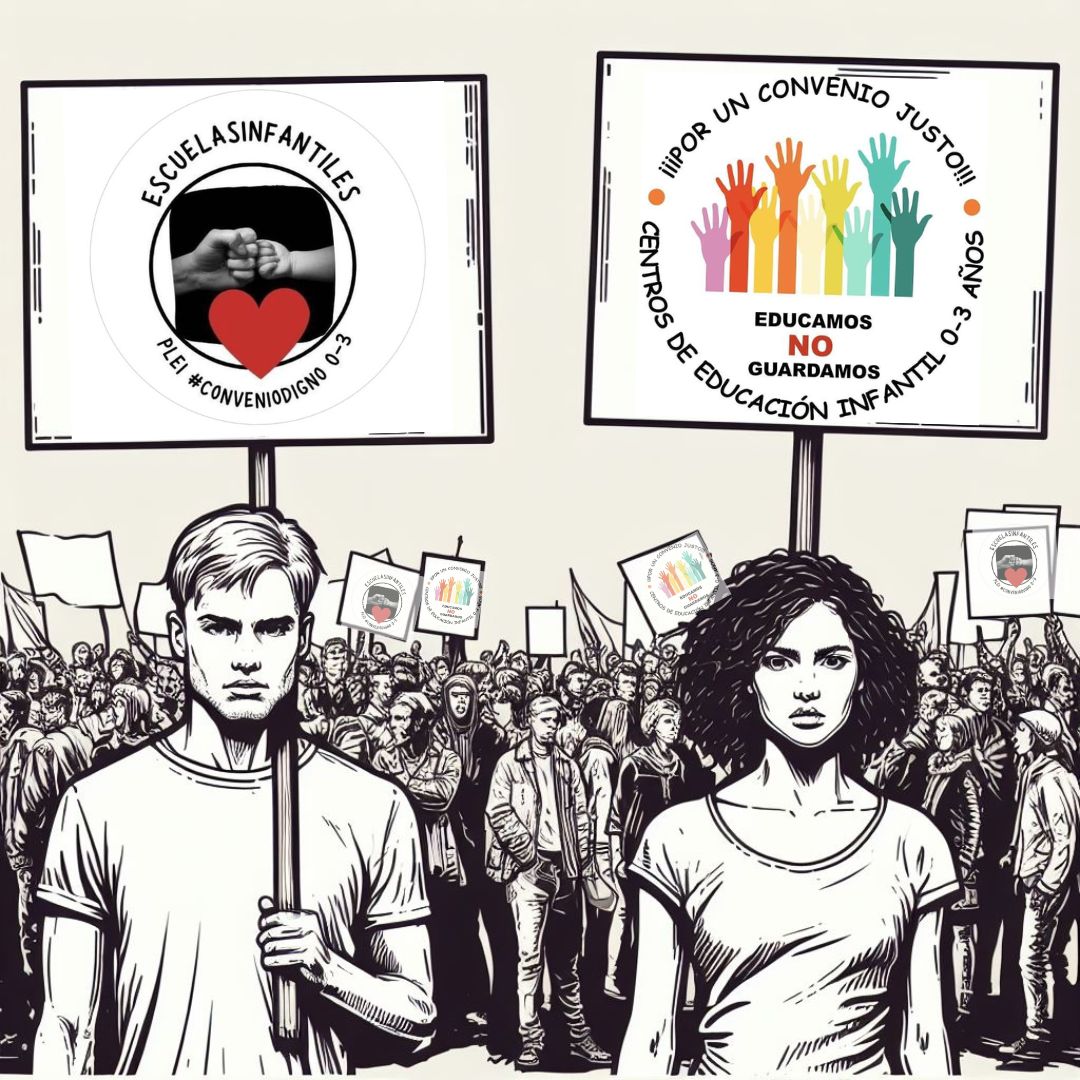 educacionPLEI's tweet photo. ⚠️⚠️ Callao, 12:00 del mediodía, mañana Sábado⚠️⚠️

Mañana tenemos que llenar Callao para reivindicar un #ConvenioDignoCeroTres

Necesitamos el apoyo y acompañamiento de toda la sociedad, porque la Infancia es lo más importante https://t.co/duaxyq2zqh