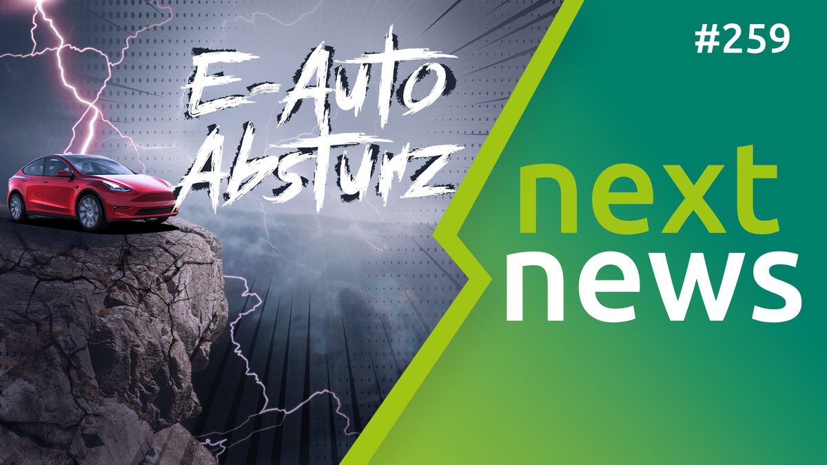 nextmove_de's tweet photo. Platzt nun die Elektroauto-Blase? Stimmung und Ausblick sind aktuell nicht gut für E-Autos. Wir ordnen ein und richten den Blick in die Zukunft. 

nextnews: jeden Freitag 18 Uhr - dort, wo es Videos gibt 😉
#emobility #elektroauto #elektromobilitaet https://t.co/oktKKr6Xvk