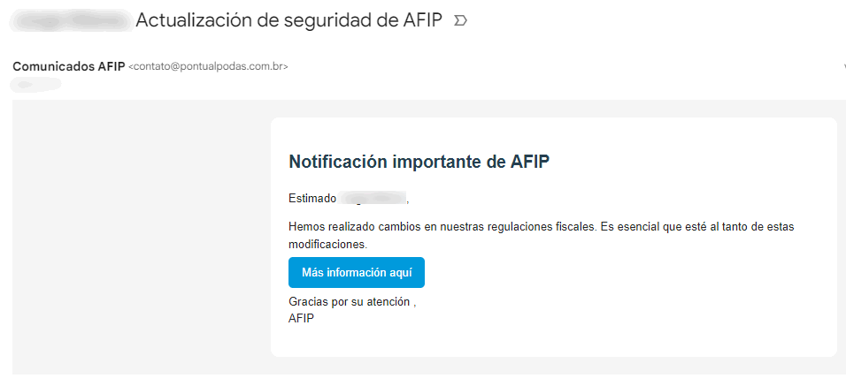 🙋‍♂️#SpearPhishing campaign targeting users of the Federal Administration of Public Revenue (aka #AFIP) of Argentina. Spreads #banking #trojan #Mekotio

➡️akzkar-otdxzwqz6a-uc[.a.run.app🪝
➡️34.173.253.]92
➡️180.169.136.34.bc[.googleusercontent.com/EMKT_CURSO_775-5693/47940.024665/