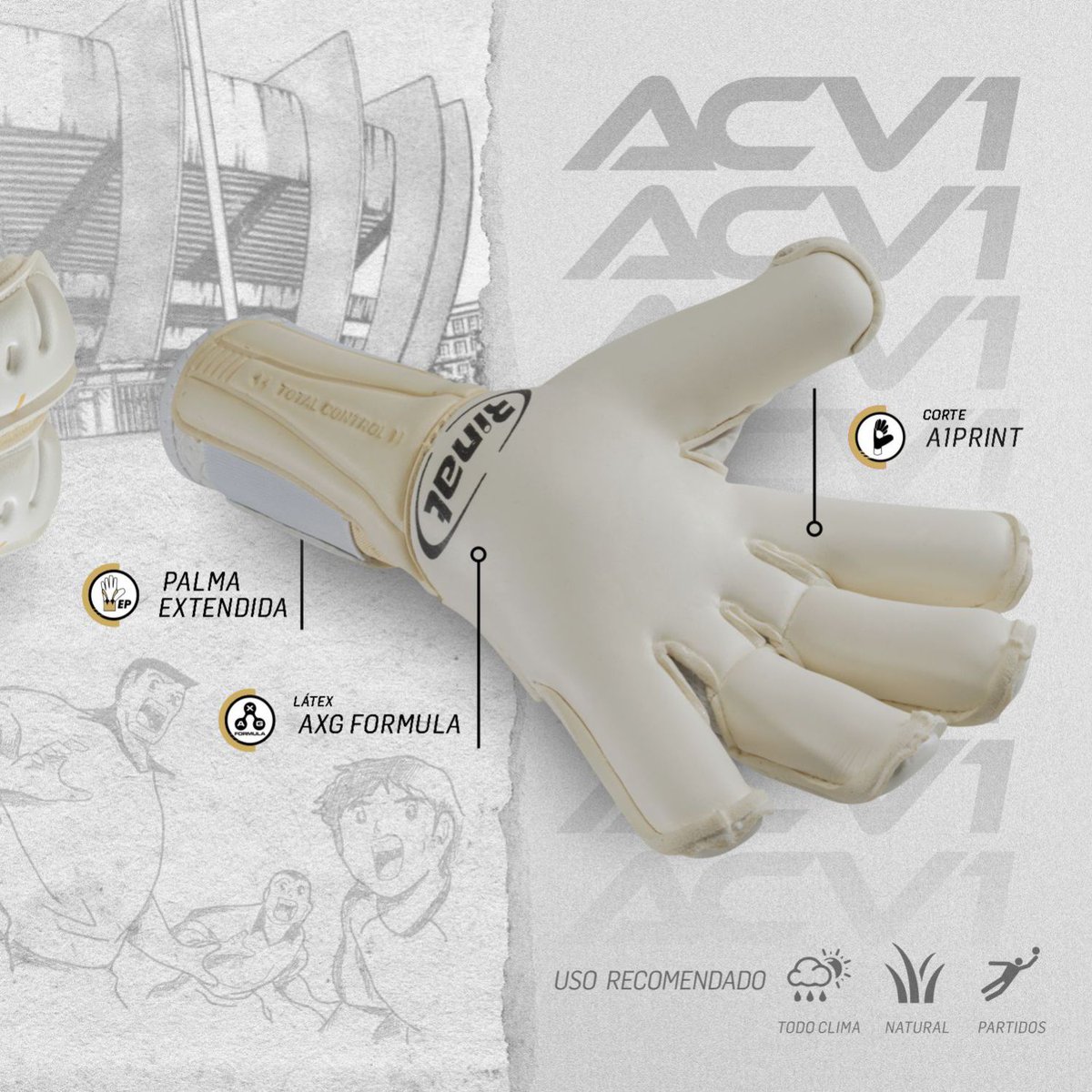 RinatOficial's tweet photo. ¡Misma esencia, diferentes colores! 
El ACV1 PRO en su versión Blanco / Oro ya se encuentra disponible en: https://t.co/fOB8H81yQS 🥅⚽🧤 @AcevedoCarlos9
#TodosSomosUno #ACV1 #Acevedo #Cancerbero #Rinat #FamiliaRinat https://t.co/cghgkecSxx
