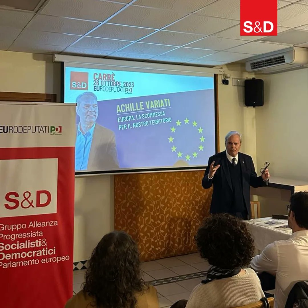 AchilleVariati's tweet photo. Continua ancora in queste settimane il mio tour nel territorio vicentino, per portare al confronto con amministratori e aziende quei temi che, dall’#Europa, diventano centali per le comunità locali.
Ieri sono stato a #Thiene, in visita alla #AZGroup, realtà leader nella produzione di macchinari industriali che rappresenta un perfetto esempio di quelle piccole e medie imprese che sono l’ossatura dell’economia e della società vicentina, e poi a #Carrè per un incontro con gli amministratori dell’area.
Abbiamo parlato di Europa e #ambiente, un tema oggi più che mai urgente ma che paradossalmente, con l’avvicinarsi delle elezioni europee, diventa oggetto di scontri ideologici incomprensibili.
La tutela dell’ambiente e del pianeta infatti, non è una questione rinviabile: basta pensare alla nostra #PianuraPadana, una delle aree più inquinate d’Europa. La paura che le nuove politiche UE per la qualità dell’aria possano danneggiare la nostra economia, e che a pagare le conseguenze della rivoluzione sostenibile siano le aziende, frena il processo di transizione green - ma senza reale motivo.
Il nostro impegno per garantire una transizione energetica e ecologica capace di sostenere le aziende e i #territori, garantendo allo stesso tempo sviluppo e #sostenibilità, è massimo, e lavoreremo in ogni sede per assicurare il dovuto aiuto alle nostre imprese.
Ma non possiamo trascurare gli allarmi della scienza e della medicina e compromettere in modo irreparabile ambiente e salute. Le conseguenze sarebbero devastanti: ne va del nostro futuro.