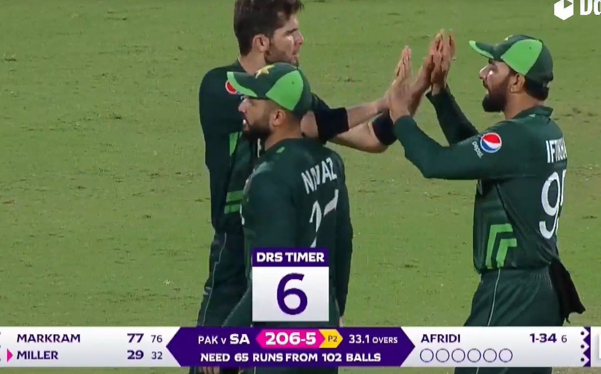 Wicket for EAGLE 🦅. SHAHEEN lagy hath 1/2 or ho jyn.