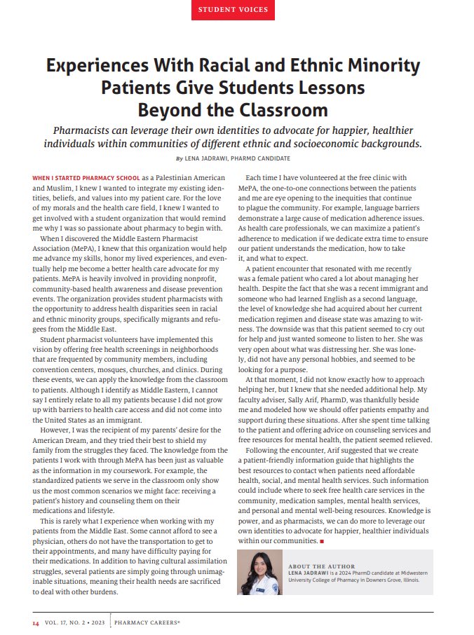 MWU College of Pharmacy tweet media