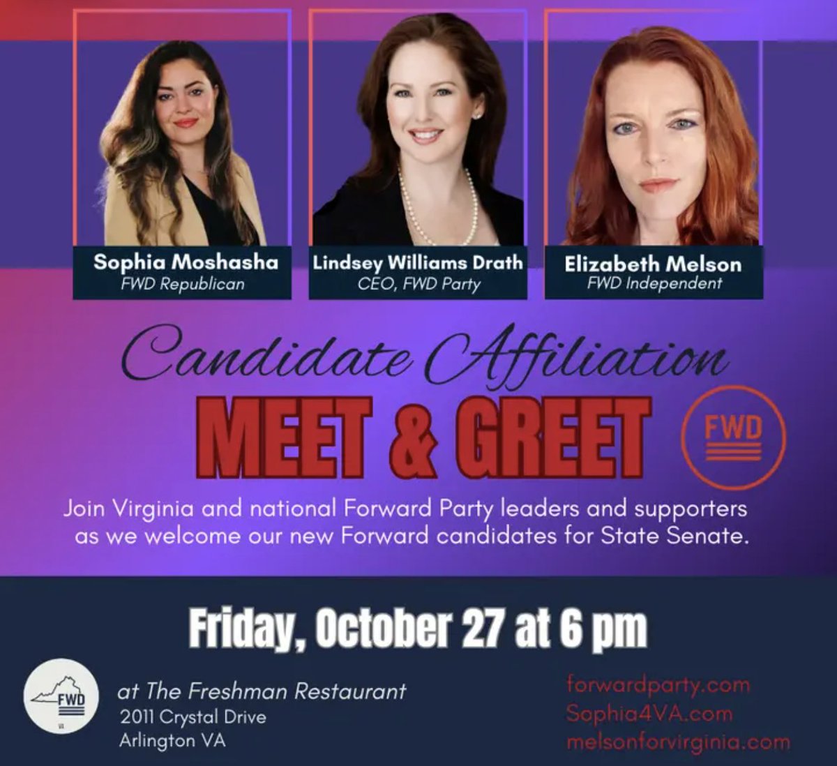 Fwd_Party's tweet photo. π Come say hi tonight!
#ForwardParty #ForwardEvents https://t.co/LkiVsedfWl