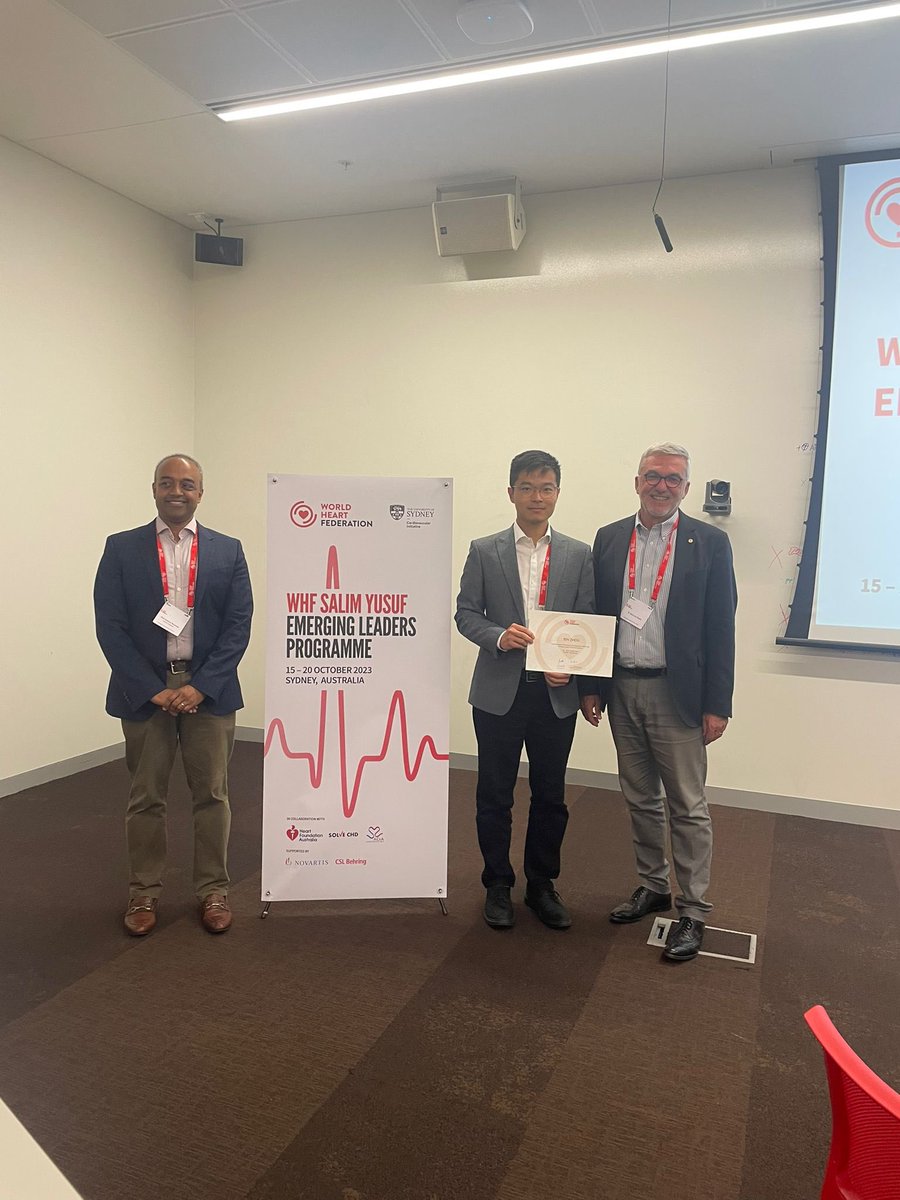 binzhouzb's tweet photo. It was a great honour to join the @worldheartfed Emerging Leaders for an inspiring week in @Sydney_Uni. There is so much to learn and I am very pleased to share the experience with a group amazing people from around the world!

@Imperial_Jameel @ImperialSPH https://t.co/MUzzsGIcDl