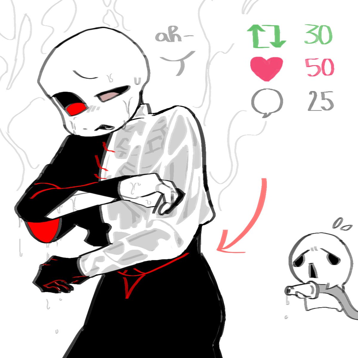 Someone asked for killer sans! I hope they like it.oh and! If you want a sans or papyrus or any undertale AU character drawn I'll do it! : r/Undertale