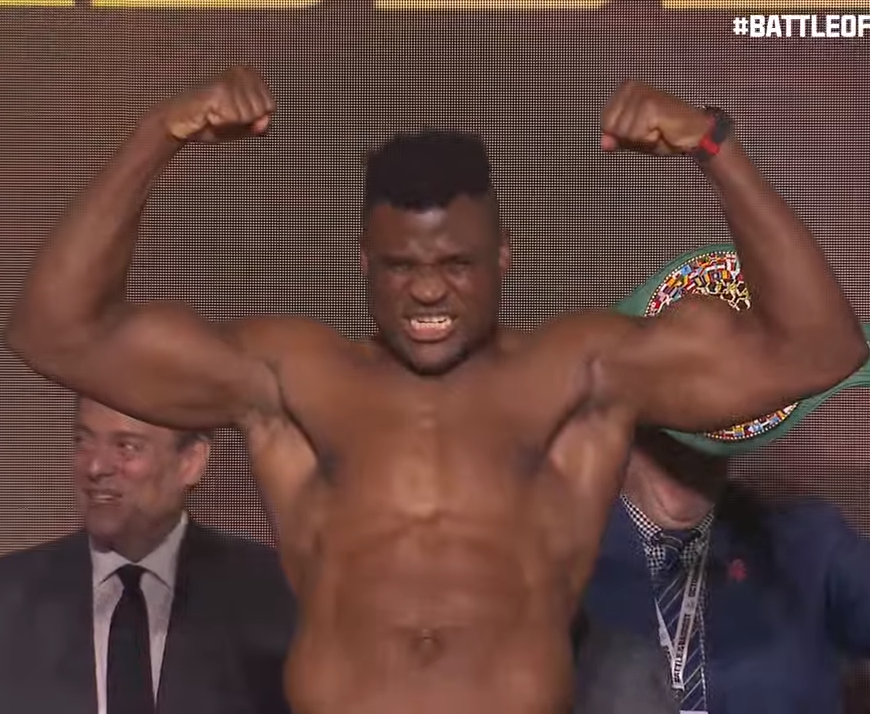 #FuryNgannou weigh-in results: Francis Ngannou (<a href="/francis_ngannou/">Francis Ngannou</a>) – 272.1