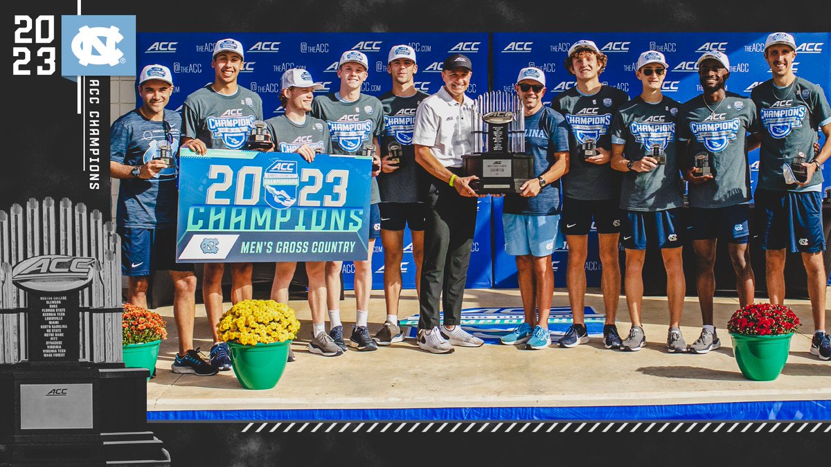 The ACC (@theacc) on Twitter photo 2023 Men's Cross Country CHAMPIONS 🏆
<a href="/UNCTrack_Field/">UNC Track & Field • XC</a> wins the team title for the first time since 1985!
#AccomplishGreatness 2023 Men's Cross Country CHAMPIONS 🏆
<a href="/UNCTrack_Field/">UNC Track & Field • XC</a> wins the team title for the first time since 1985!
#AccomplishGreatness