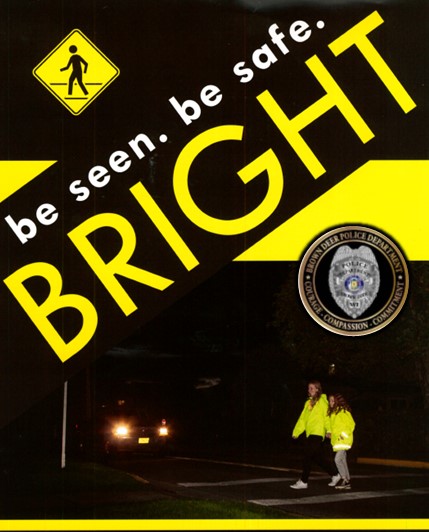 Did you know that the end of daylight savings time places pedestrians at higher risk? Look out for pedestrians and use extra caution.  Pedestrians can help by ensuring they can be seen.  #pedestriansafety