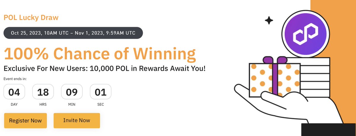 Akcje na #Bybit wielokrotnie pozwalały mi zrobić dobre wyniki.  W związku z rebrandingiem $MATIC na $POL mam kilka fajnych tematów do ogranięcia 😎

1. $POL Spot listing - 80000 $POL do podziału! 
Czas: Od 25 października do 8 listopada

Zadanie 
Zrób depozyt na min. 100$ i kup