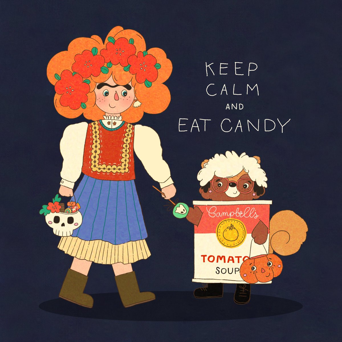 KEEP CALM
AND EAT CANDY😋🍭
#halloween #hotchocolate 
#thebakecottage 
#illustration #illustrationartists #illustragram #illustrator  #illust #illustrationart #drawing #art #artist #october #byraiwin
