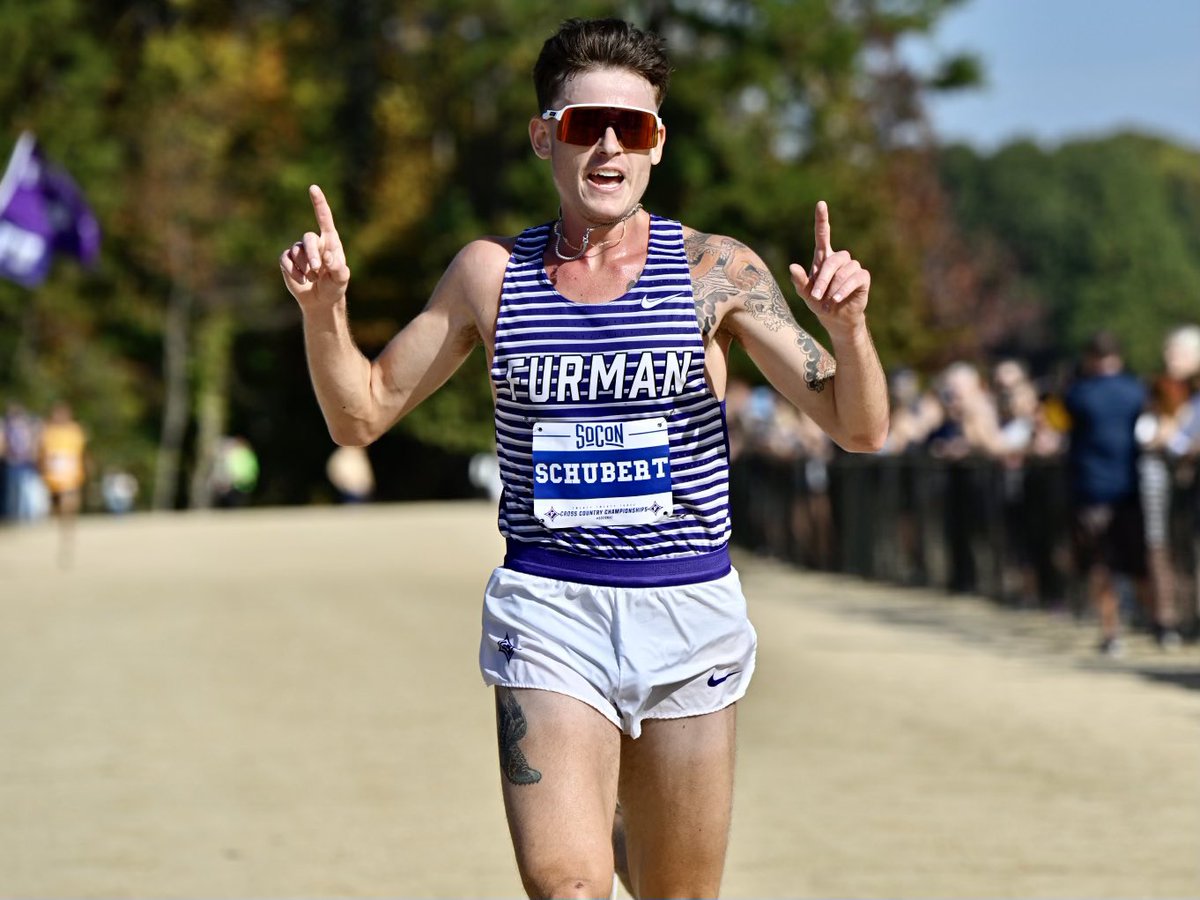 FurmanXC's tweet photo. Itโs DOUBLE team titles and DOUBLE individual titlesโผ๏ธโผ๏ธโผ๏ธโผ๏ธ
So make that ๐๐๐๐ on the day ๐คฏ
#soconxc #Furman #distancedomination #FU https://t.co/yPgKYNt608